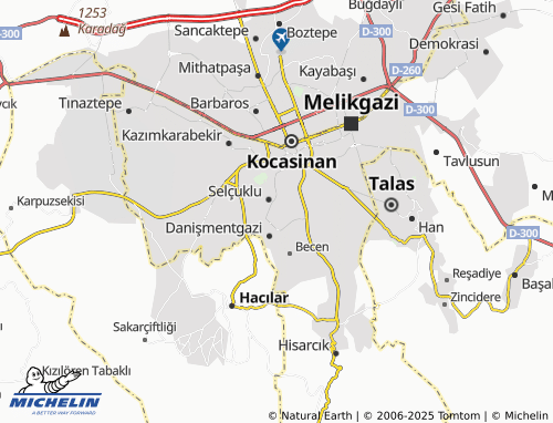 MICHELIN Osmanlı map - ViaMichelin