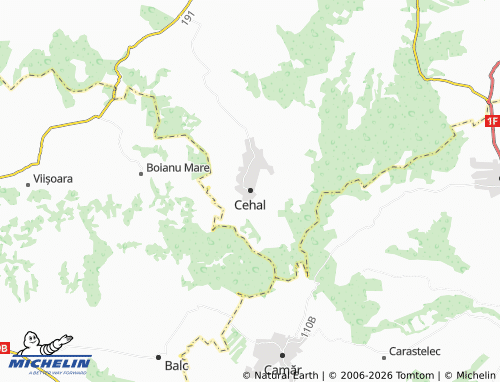 Mappa MICHELIN Cehal - ViaMichelin