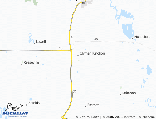 Mappa MICHELIN Clyman - ViaMichelin