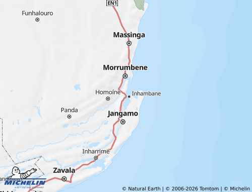 MICHELIN Maxixe map - ViaMichelin