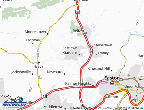 Carte MICHELIN Nazareth - ViaMichelin