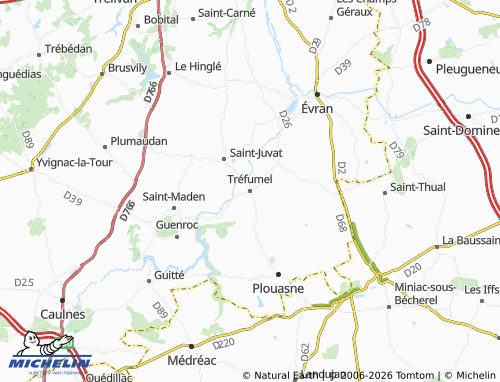 MICHELIN Tréfumel map - ViaMichelin