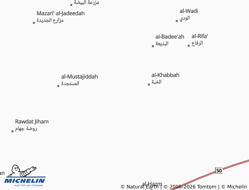 MICHELIN-Landkarte Muneefah al-Mughayra - ViaMichelin