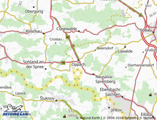 MICHELIN Oppach map - ViaMichelin