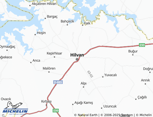 MICHELIN Karacurun map - ViaMichelin