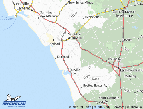 MICHELIN Les Gros map - ViaMichelin