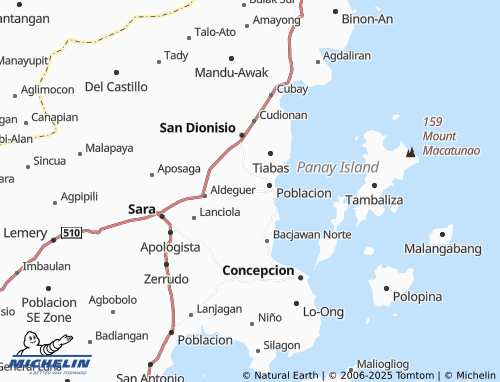 MICHELIN Bondulan map - ViaMichelin