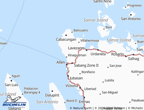 MICHELIN Santa Rita map - ViaMichelin