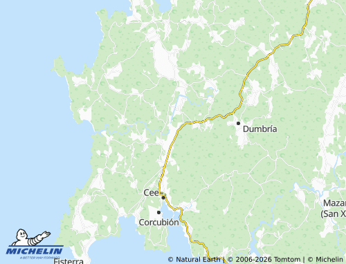 MICHELIN-Landkarte Codesos - ViaMichelin