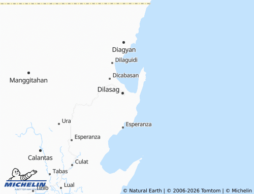 MICHELIN Diniog map - ViaMichelin