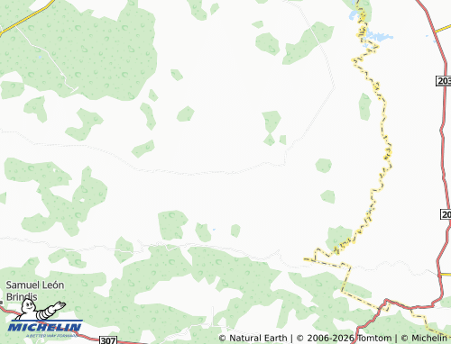 MICHELIN San Agustín La Placa map - ViaMichelin