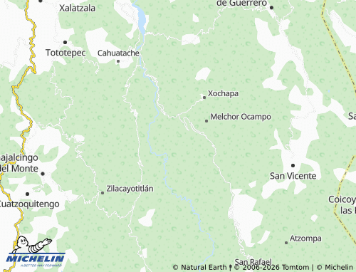 Mappa MICHELIN Vicente Guerrero - ViaMichelin