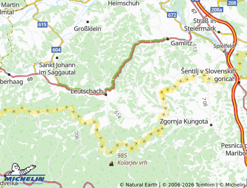 Mappa MICHELIN Fötschach - ViaMichelin