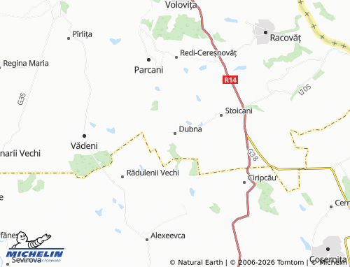 MICHELIN-Landkarte Dubna - ViaMichelin