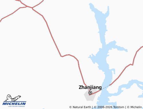 MICHELIN Chikan map - ViaMichelin