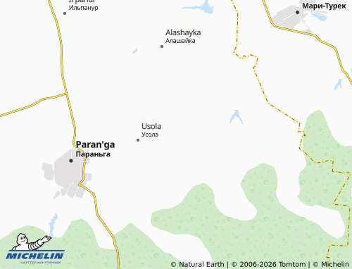MICHELIN-Landkarte Toshkemnur - ViaMichelin