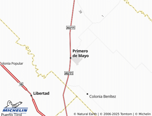 MICHELIN Margarita Belén map - ViaMichelin