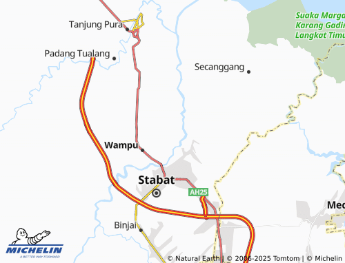 MICHELIN Paya Rengas map - ViaMichelin