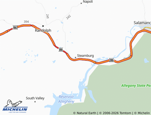 Mapa MICHELIN Steamburg - ViaMichelin