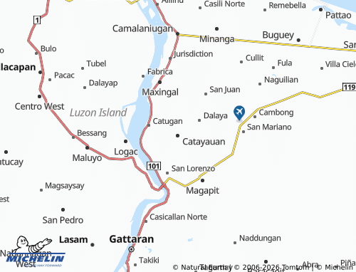 MICHELIN Catayauan map - ViaMichelin