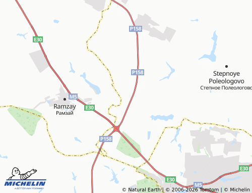 MICHELIN-Landkarte Rassvet SNT - ViaMichelin