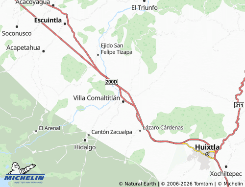 Mapa MICHELIN Benito Juárez - ViaMichelin