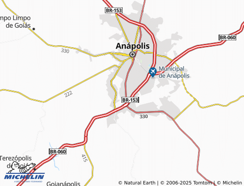 MICHELIN Loteamento Polocentro Primeira Etapa map - ViaMichelin