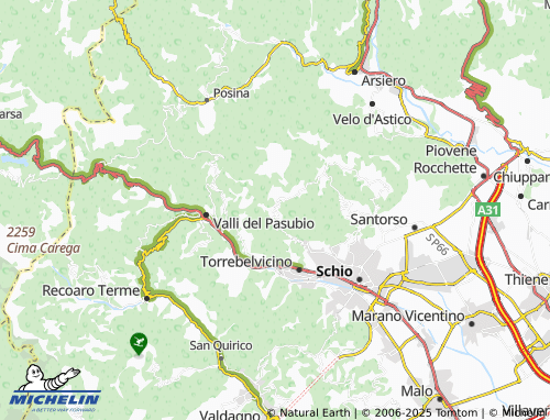 MICHELIN Santa Caterina map - ViaMichelin