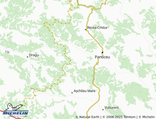 MICHELIN Cătălina map - ViaMichelin
