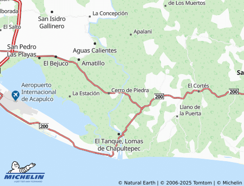 Carte MICHELIN Bella Vista Papagayo - ViaMichelin