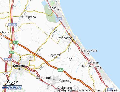 MICHELIN Mesolino map - ViaMichelin
