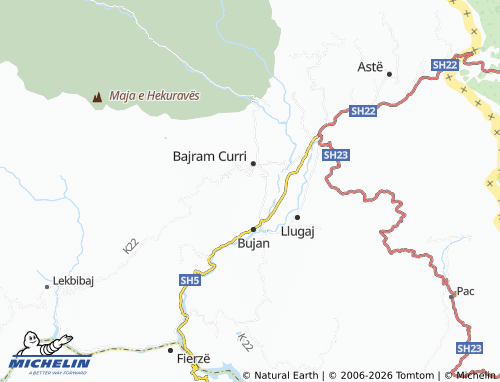 Mappa MICHELIN Bllatë - ViaMichelin