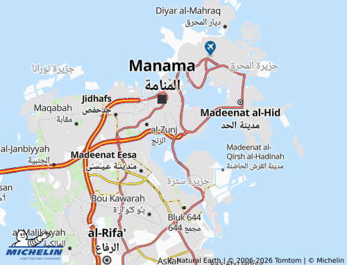 MICHELIN Um Al Hassam map - ViaMichelin