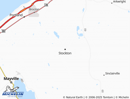 MICHELIN-Landkarte Stockton - ViaMichelin
