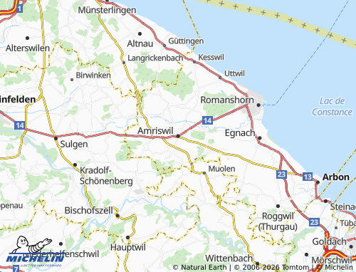 MICHELIN Amriswil map - ViaMichelin