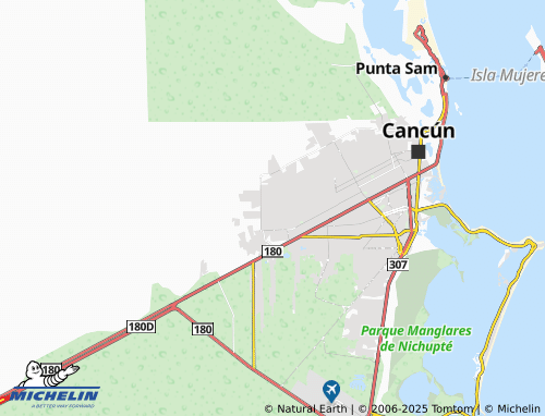 MICHELIN Paseo de Las Palmas map - ViaMichelin