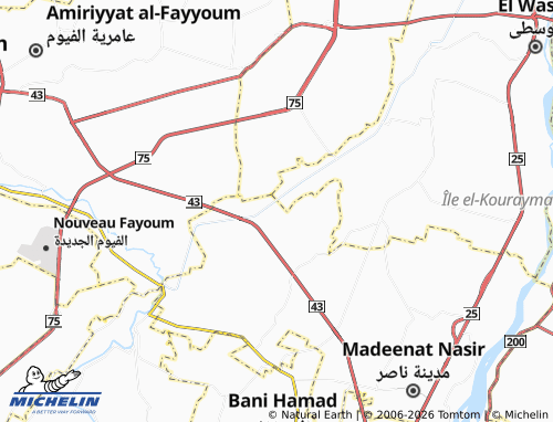 Mappa MICHELIN Bani Khaleefah - ViaMichelin