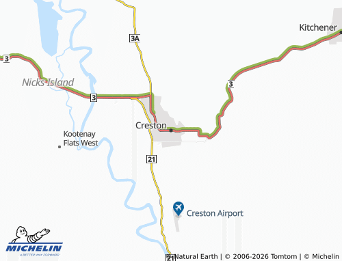 Mappa MICHELIN Creston - ViaMichelin