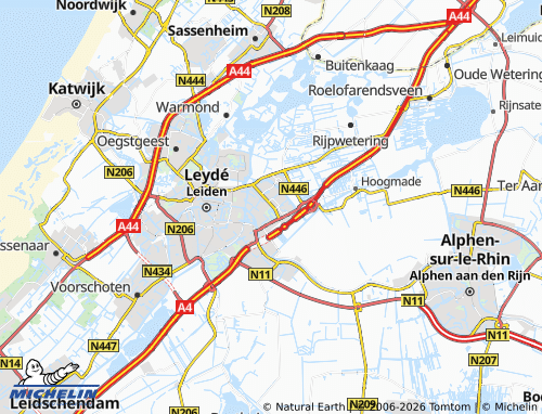 Carte MICHELIN Leiderdorp - ViaMichelin