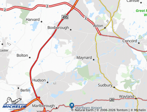 Mappa MICHELIN Stow - ViaMichelin