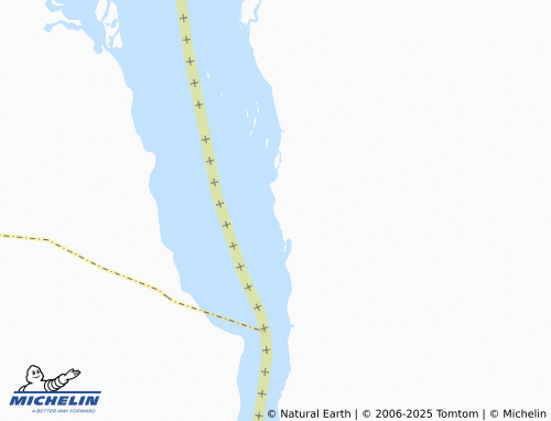MICHELIN Sandy-Beach map - ViaMichelin