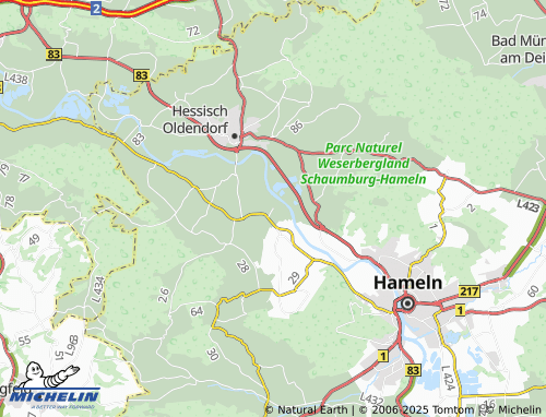 Mappa MICHELIN Lachem - ViaMichelin