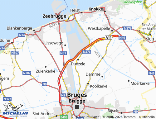 Mappa MICHELIN Dudzele - ViaMichelin