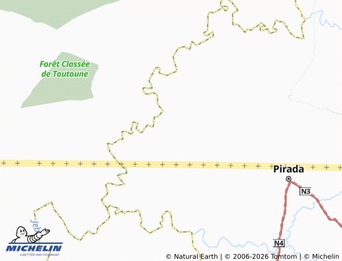 Mappa MICHELIN Saré Kanta - ViaMichelin
