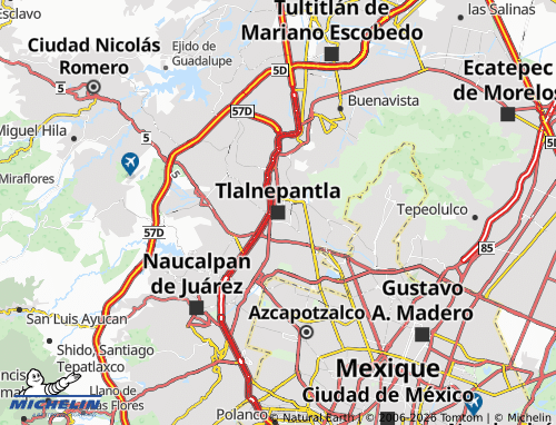 Mapa MICHELIN Tlalnepantla - ViaMichelin