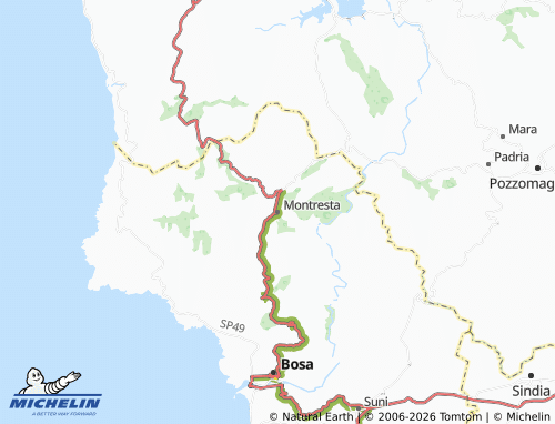 Carte MICHELIN Montresta - ViaMichelin