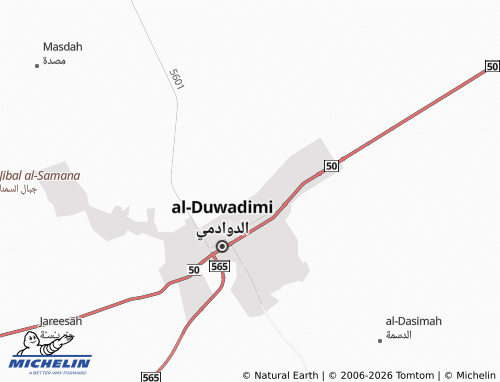 MICHELIN-Landkarte al-Olya - ViaMichelin