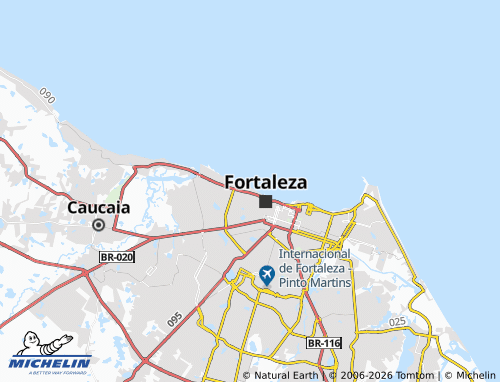 MICHELIN Pirambú map - ViaMichelin