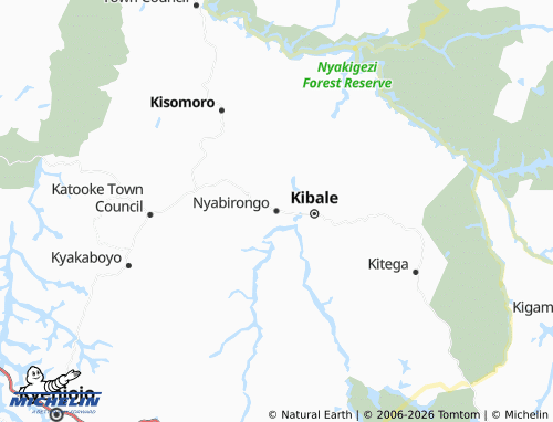 MICHELIN-Landkarte Nyabirongo - ViaMichelin