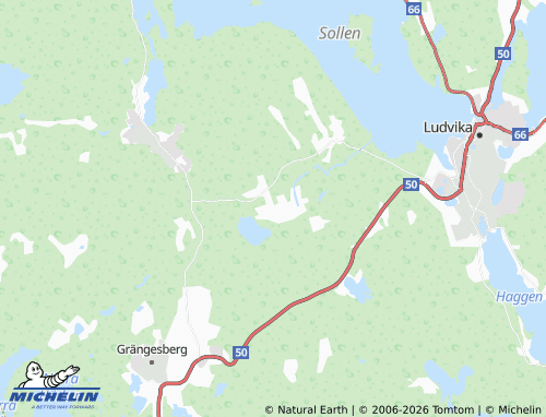 MICHELIN Blötberget map - ViaMichelin